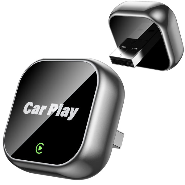 2025 Upgrade Wireless CarPlay Adapter, Converts Wired to Wireless, Mini Car Play Dongle for iPhone, Fit for Cars with Built-in CarPlay