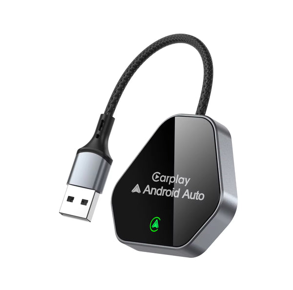 Wired CarPlay to Wireless Plug and Play Auto Connect Easy Setup Fit Wireless Carplay Adapter for Cars
