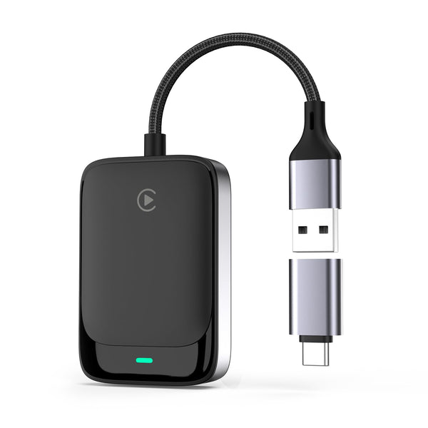 Wireless CarPlay Adapter for iPhone 2025, Converts Wired Car Play to Wireless Dongle, Plug and Play Fast Response Bluetooth CarPlay Adaptor for iPhone iOS 10+ and Cars with Built-in Car Play