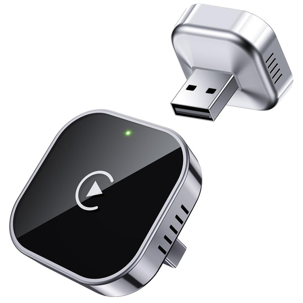 Wireless CarPlay Adapter 2025 Upgrade Wired CarPlay to Wireless, Mini USB Design for Cars with Built-in Wired Apple CarPlay Plug and Play Easy Use Fast Stable Connection Car Play for iPhone